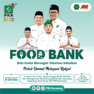 DPC Partai PKB Kabupaten Karawang Gelar acara Food Bank Secara Serentak Di 309 desa