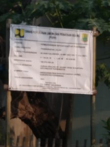 DI DUGA PENGECORAN PEKERJAAN CV EMPAT SAUDARA DI SUKAPURA RAWAMERTA ADA PENYIMPANGAN