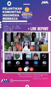 Komunitas baca Terbentuk Sejak Mei 2021 Dengan Jumlah Anggota Lebih 100 Orang Terdapat Dua Kegiatan