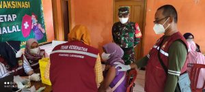 KORAMIL 03/CABANGBUNGIN KAWAL KEGIATAN SERBUAN VAKSINASI NASIONAL