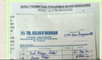 Oknum Pengawas Rulahu Sekaligus Penjual Matrial BPK Jabar Diminta Segera Turun ke Desa Karyamukti