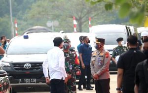 Dandim 0604/Karawang Pimpin Apel Gelar Pasukan Pengamanan VVIP Kunjungan Kerja Presiden RI