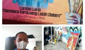 KNPI Kabupaten Karawang Gelar Lomba Lukis Berthemakan  Membaca Karawang Lebih Dalam