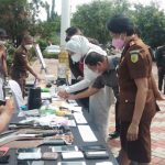 Bertepatan Sumpah Pemuda, Kejari Karawang Lakukan Pemusnahan Barang Bukti