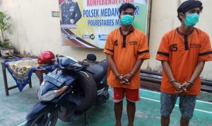 Polsek Medan Timur Tangkap 2 Pelaku Pencurian Ban Serap