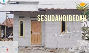 Program RuTiLaHu Dan JQR Diprakarsai Gubernur Jawa Barat Rumah Ibu Emis Menjadi Hunian Layak Huni.