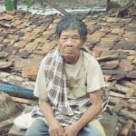 RUMAH BABEH EMIS DESA TANJUNG SARI DI SAPU  ANGIN KENCANG MENJADI AMBRUK