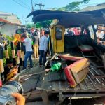 KA Sri Lilawangsa Tabrak Angkot, 4 Penumpang Mini Wampu Tewas