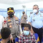 Kapoldasu Tinjau Pelaksanaan Vaksinasi di Rutan 1 Medan Kanwil Kemenkumham Sumut