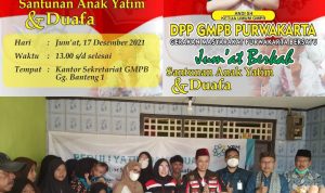 Mako DPP Ormas GMPB Purwakarta,Lakukan Bhakti Sosial Pembagian Santunan Terhadap Anak Yatim Dan Duafa