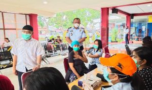 Rutan I Medan Kanwil Kemenkumham Sumut Buka Gerai Vaksin Untuk Layani Masyarakat