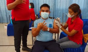 Rutan I Medan Kanwil Kemenkumham Sumut Gelar Vaksinasi Tahap III Bagi Petugas Dan Masyarakat. Karutan : “Ini bukti negara hadir ditengah-tengah kita