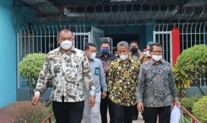 Sekretaris Direktorat Jenderal Pemasyarakatan dan Sekretaris Inspektorat Jenderal Kemenkumham RI Kunjungi Rutan 1 Medan Kanwil Kumham Sumut