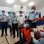 Dukung Program Pemerintah,, Rutan I Medan Kanwil Kemenkuham Sumut Vaksin 1000 Warga Binaan Dan Masyarakat