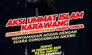 Aliansi Relawan Karawang (Areka) bersama Koalisi Aksi Menyelamatkan Indonesia (KAMI) Akan Menggelar Aksi Unjuk Rasa Depan Kantor Kementerian Agama Kabupaten Karawang