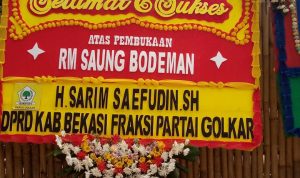 PEMBUKAAN PERESMIAN RUMAH MAKAN SAUNG BODEMAN DI WILAYAH DESA PULO JAYA
