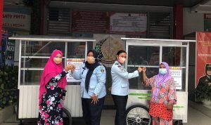 Rutan Perempuan Medan Kanwil Kemenkumham Sumut Serahkan Dua Gerobak Dagangan Kepada Pelaku UMKM