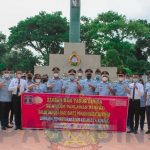 Lapas Binjai Kanwil Kemenkumham Sumut Upacara Tabur Bunga HBP ke 58 di TMP Syuhada