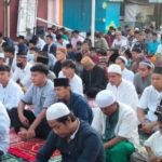 TERLIHAT SENANG WARGA PERUMAHAN GRIYA PESONA BISA MELAKSANAKAN SHOLAT IDUL PITRI
