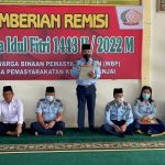 Usai Shalat Id, Lapas Binjai Kanwil Kemenkumham Sumut Serahkan Remisi Khusus Idul Fitri 1443 H Bagi Warga Binaan