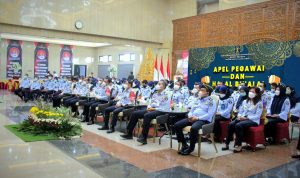 Pasca Idul Fitri 1443H, Kemenkumham Jateng Ikuti Apel Pagi via Teleconference