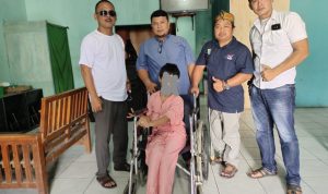 KETUA NPCI KABUPATEN BEKASI KUNJUNGI GADIS DISABILITAS KORBAN PEMERKOSAAN
