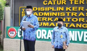 Menjadi Pembina Upacara Harkitnas, Kakanwil Kumham Sumut : “Dari Indonesia, Dunia Pulih Bersama. Ayo Bangkit Lebih Kuat
