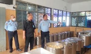 Kunjungi Rutan 1 Medan Kanwil Kumham Sumut, Diryantah Lola Basan Baran Ditjenpas Apresiasi Layanan Makan Bagi Tahanan
