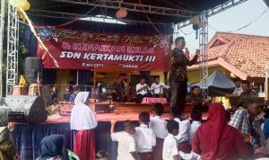 KORWIL CAMBIDIK KECAMATAN CILEBAR HADIRI ACARA KENAIKAN KELAS DAN PELEPASAN SDN 3 KERTAMUKTI 