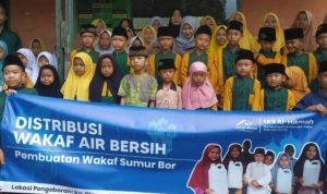 Ferdy Sembiring Wakafkan Pembangunan Sumur Bor Di Madrasah Tahfidz Hidayatul Huda