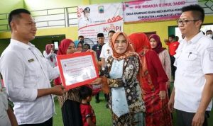 Road Show Di Kecamatan Penengahan, Bunda Winarni Kembali Tekankan Pentingnya Sinergitas Kepada TPPS Desa.