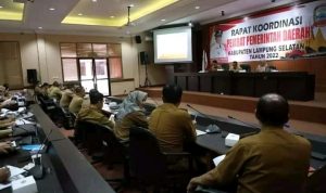 Gelar rapat Koordinasi Pejabat Pemerintah Kabupaten Lampung Selatan, Bupati Lampung Selatan Tekankan Utamakan Pelayanan Masyarakat