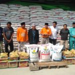 Jum’at Berkah DPC Santri Tani NU Bpk Sugianto Memberikan 26 Paket Sembako Kepada Warga Desa Koto Garo