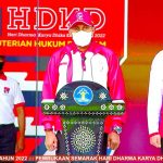 UPACARA PEMBUKAAN HDKD KE-77, KUMHAM SUMUT OPTIMIS BENTUK INSAN PENGAYOMAN YANG KUAT, SEHAT DAN PRODUKTIF