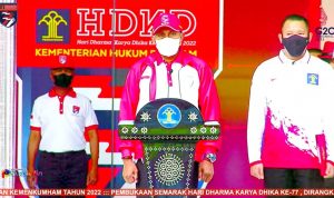 UPACARA PEMBUKAAN HDKD KE-77, KUMHAM SUMUT OPTIMIS BENTUK INSAN PENGAYOMAN YANG KUAT, SEHAT DAN PRODUKTIF