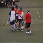 Bertanding Tenis Dengan Wamenkumham, Kanwil Sumut Akui Keunggulan Tim Lawan