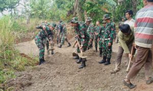 Satgas TNI Manunggal Membangun Desa (TMMD) Ke-114 Kodim 0421/Ls, Semangat Demi Mensejahterakan Masyarakat.