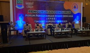 Forum Pengurangan Resiko Bencana (FPRB) dikukuhkan oleh Pj.Bupati Bekasi Masa Bhakti 2022-2025