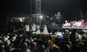 Sambut Tahun Baru Islam 1444 H, Bupati Nanang Ermanto Ikuti Gebyar Bersholawat Desa Pardasuka Lamsel.