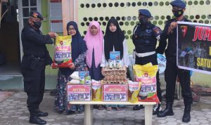 Detasemen Gegana Peduli, Sambang Panti Asuhan, Bagikan Sembako