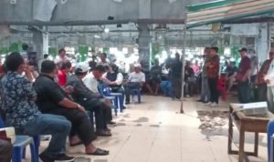 PUD Pasar Restui Kontraktor Melakukan Pengutipan Rp 2 Ribu per Hari ke Pedagang.