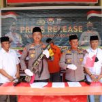 Kapolres Madina AKBP H.M. Reza Chairul A.S, S.I.K, S.H, M.H “Gelar Press Release Ungkap Kasus Pelaku Penembakan AW Alias Yudi