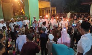 BKM Jamik Ubudiyah Medan Perjuangan Gelar Pawai Obor Tahun Baru Islam 1444 H