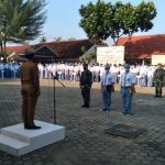 Gelorakan Semangat Cinta Tanah Air Di Daerah, Satgas TMMD Ke-114 Gelar Upacara Bendera.