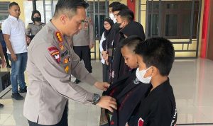 Polresta Deli Serdang Lepas Atlet HAPKIDO Kabupaten Deli Serdang ikuti Kejurnas Ke-5 Tahun 2022