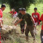 Menyambut Lampung Selatan Expo 2022, P2WLS Kembali Lakukan Aksi Gotong Royong Di Kawasan Way Handak Expo.