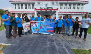 KNPI Binjai Ajak Masyarakat Tumbuhkan Jiwa Kebangsaan Dengan Gebyar Merah Putih