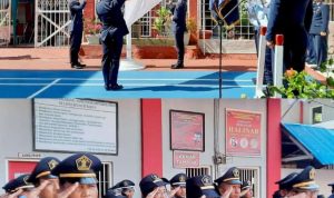 Puncak Peringatan HDKD ke 77, Imigrasi Sibolga bersama Jajaran Pengayoman Sibolga-Tapteng Gelar Upacara Bendera