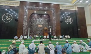 Pemerintah Daerah Lampung Selatan Sambut Kedatangan Jamaah Haji 2022 Di Masjid Agung Kalianda.