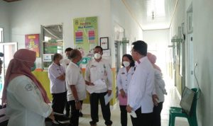 Jelang Penilaian Penyelenggaraan Pelayanan Publik Tahun 2022, Pemkab Lamsel Tinjau Sejumlah UPTD Puskesmas.